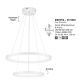 Candelabre, Lustre - Lustra LED dimabila design circular EMPATIA D-60cm