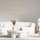 Candelabre, Lustre - Lustra LED moderna design circular CHOLET
