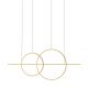 Candelabre, Lustre - Lustra LED moderna design circular CHOLET
