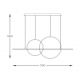 Candelabre, Lustre - Lustra LED moderna design circular CHOLET