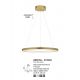 Pendule, Lustre suspendate - Lustra LED dimabila design circular EMPATIA D-60cm