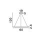 Pendule, Lustre suspendate - Lustra LED dimabila design circular EMPATIA D-60cm