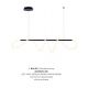 Candelabre, Lustre - Lustra LED design moderna BALBO negru