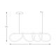 Candelabre, Lustre - Lustra LED design moderna BALBO negru
