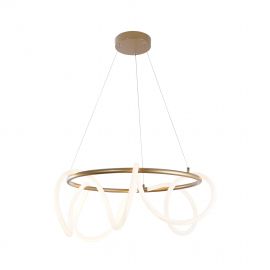 Lustra LED design moderna BALBO auriu