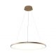 Candelabre, Lustre - Lustra LED moderna design circular BRENO auriu 60cm