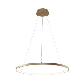 Candelabre, Lustre - Lustra LED moderna design circular BRENO auriu 60cm