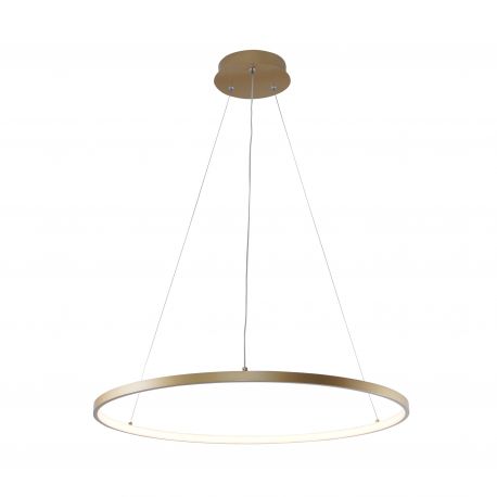 Candelabre, Lustre - Lustra LED moderna design circular BRENO auriu 60cm