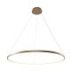 Candelabre, Lustre - Lustra LED moderna design circular BRENO auriu 80cm