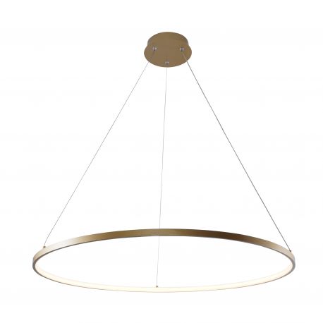 Candelabre, Lustre - Lustra LED moderna design circular BRENO auriu 80cm