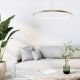Candelabre, Lustre - Lustra LED moderna design circular BRENO auriu 80cm