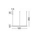 Candelabre, Lustre - Lustra LED dimabila design circular MOTIF D-120cm