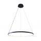 Candelabre, Lustre - Lustra LED moderna design circular BRENO negru 60cm