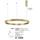 Candelabre, Lustre - Lustra LED dimabila design circular MOTIF D-100cm