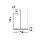 Candelabre, Lustre - Lustra LED dimabila design circular MOTIF D-100cm
