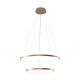 Lustra LED moderna design circular BRENO auriu 40/60cm