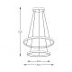 Candelabre, Lustre - Lustra LED moderna design circular BRENO negru 60/80cm