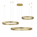 Lustra LED dimabila design circular MOTIF 3 ring auriu
