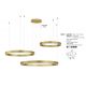 Candelabre, Lustre - Lustra LED dimabila design circular MOTIF 3 ring auriu
