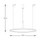 Candelabre, Lustre - Lustra LED moderna cu detalii din lemn CLAUD