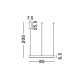 Candelabre, Lustre - Lustra LED dimabila design circular MOTIF D-80cm