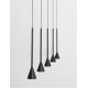 Candelabre, Lustre - Lustra LED dimabila suspendata NET negru