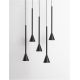 Pendule, Lustre suspendate - Lustra LED dimabila suspendata NET negru
