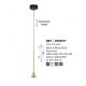 Pendule, Lustre suspendate - Pendul LED design minimalist NET auriu