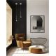 Pendule, Lustre suspendate - Pendul LED design minimalist NET alb