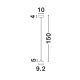 Pendule, Lustre suspendate - Pendul LED design minimalist DRO alb