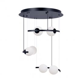 Pendule, Lustre suspendate - Lustra suspendata cu 6 de surse de lumina HELIX