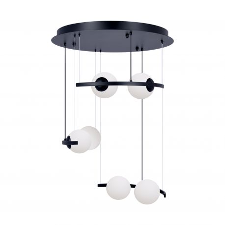 Pendule, Lustre suspendate - Lustra suspendata cu 6 de surse de lumina HELIX