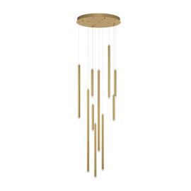 Candelabre, Lustre - Lustra LED suspendata design minimalist TRIMLE aurie