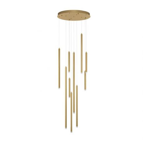 Candelabre, Lustre - Lustra LED suspendata design minimalist TRIMLE aurie