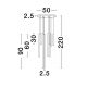 Candelabre, Lustre - Lustra LED suspendata design minimalist TRIMLE aurie