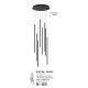 Candelabre, Lustre - Lustra LED suspendata design modern ELETTRA