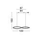 Candelabre, Lustre - Lustra LED suspendata design modern NUDOS