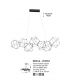 Pendule, Lustre suspendate - Lustra LED suspendata design modern NEBULA