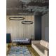Candelabre, Lustre - Lustra LED dimabila design circular MOTIF D-60cm