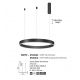 Candelabre, Lustre - Lustra LED dimabila design circular MOTIF D-60cm