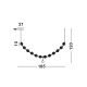 Pendule, Lustre suspendate - Lustra LED suspendata design decorativ BRILLANTE