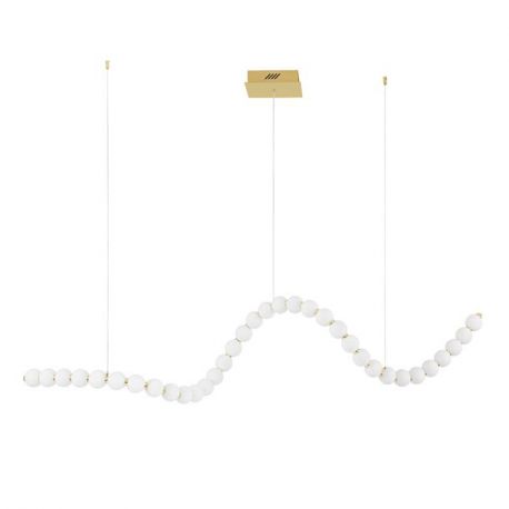 Candelabre, Lustre - Lustra LED suspendata cu telecomanda design decorativ PERLA