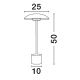 Veioze - Veioza/Lampa LED design modern decorativ LASH H-50cm