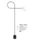 Lampadare - Lampadar/Lampa de podea design minimalist DEDALO