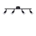 Plafonirea cu 4 spoturi design minimalist LUP negru