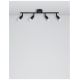 Plafoniere cu spoturi, Spoturi aplicate - Plafonirea cu 4 spoturi design minimalist LUP negru