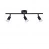 Plafonirea cu 3 spoturi design minimalist LUP negru