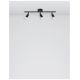 Plafoniere cu spoturi, Spoturi aplicate - Plafonirea cu 3 spoturi design minimalist LUP negru