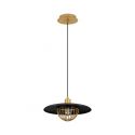 Lustra /Pendul metalic design modern FOX auriu