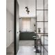 Corpuri de iluminat - Lustra aplicata metalica design retro RUVI 4 negru